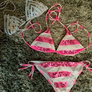 Sequined VS Bikini + extra top
